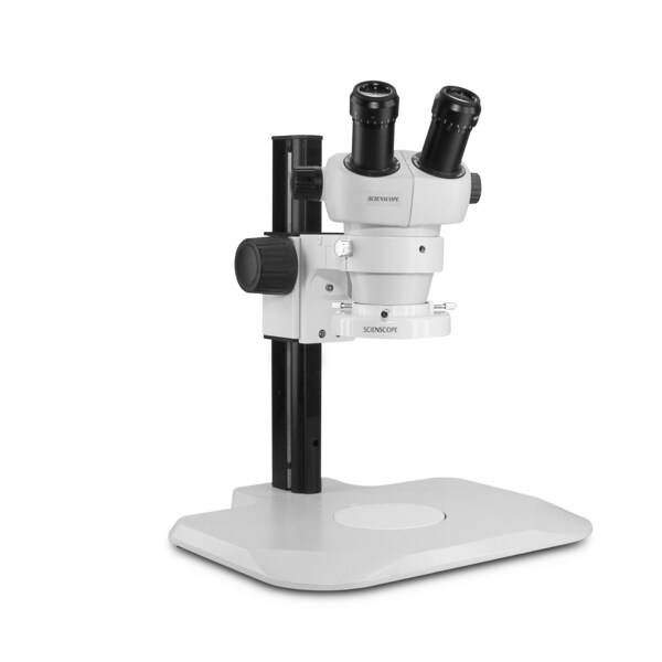 ELZ Stereo Zoom Binocular With Compact LED Light On Ergo-Track Stand